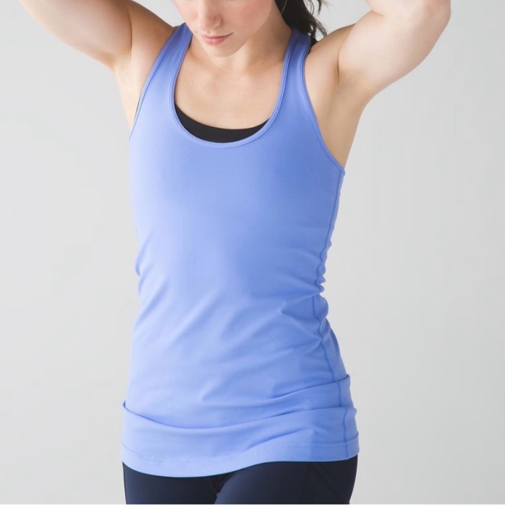 Like New Lululemon Cool Racerback
Lullaby Women's Blue Tank Top size 8